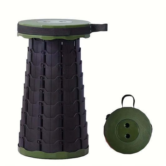 Plastic Folding Telescopic Stool Portable Lightweight Stool