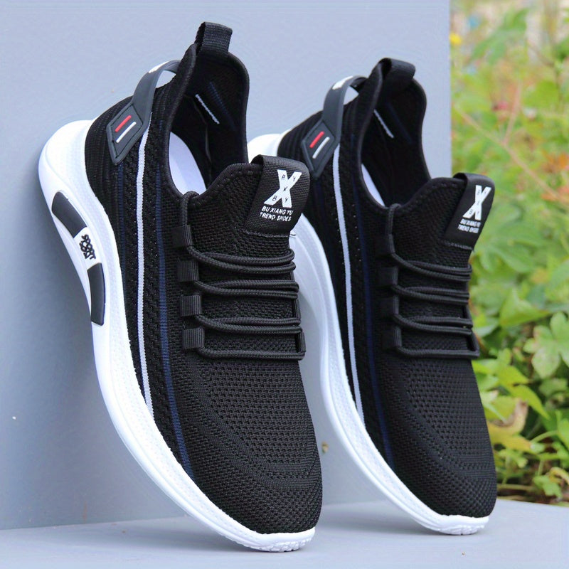 Men's Lightweight Lace-up Sneakers Breathable Walking Shoes