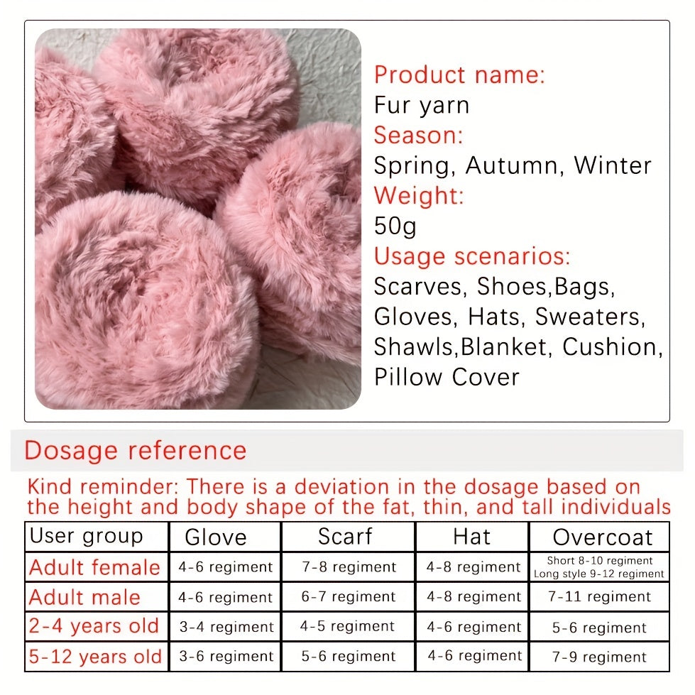 Christmas Wool Medium Thick Soft Yarn for DIY Crocheting & Knitting