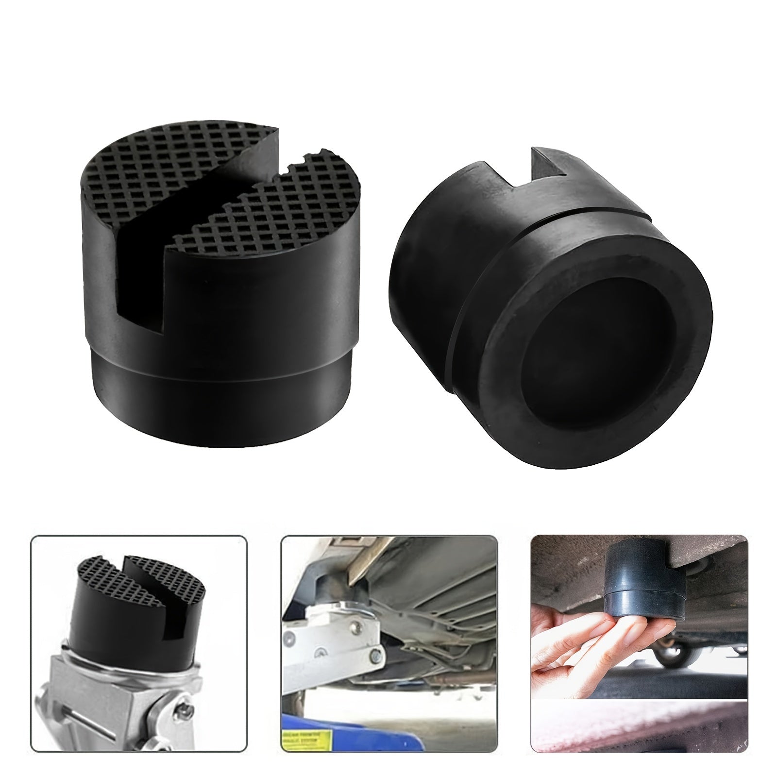 Car Jack Support Rubber Pad - Rearguard Adapter Pad - Frame Railway Rubber Pad