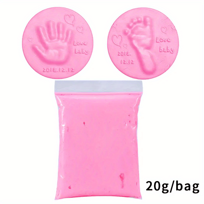 Baby Hand and Footprint Mud Soft Clay 20g DIY Children's Toys