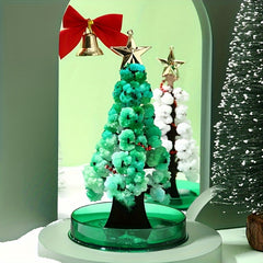 Paper Christmas Tree Blooming Crystallization Experiment