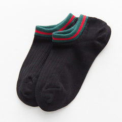 Women's Striped & Solid Ankle Socks Pack