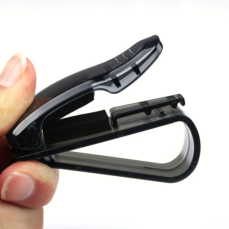 2pcs Car Sun Visor Sunglasses Holder Pen Case Box