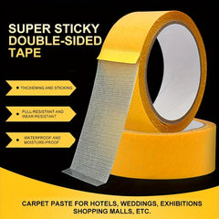 10M Strong Double Sided Cloth Base Tape Translucent Mesh Waterproof