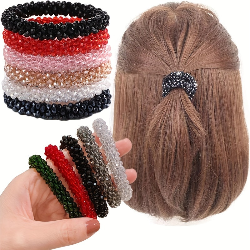 Crystal Hair Rope Ponytail Holder Hair Accessories