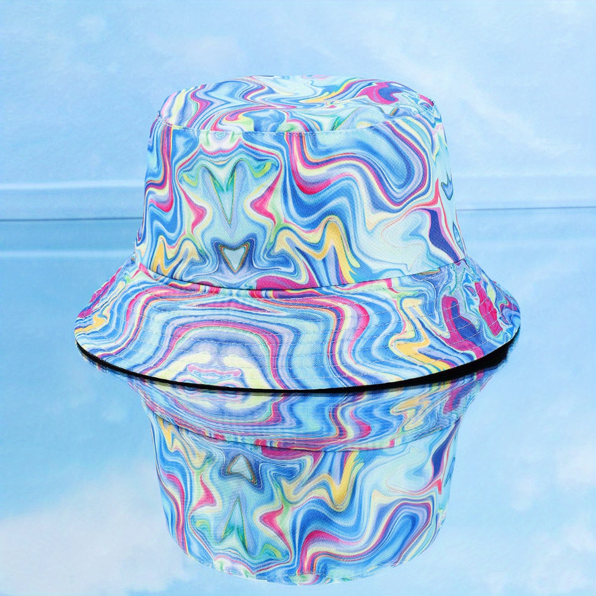 Men's Tie Dye Sunshade Bucket Hat