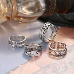 Smile Face Letter Rings For Men Finger Accessories