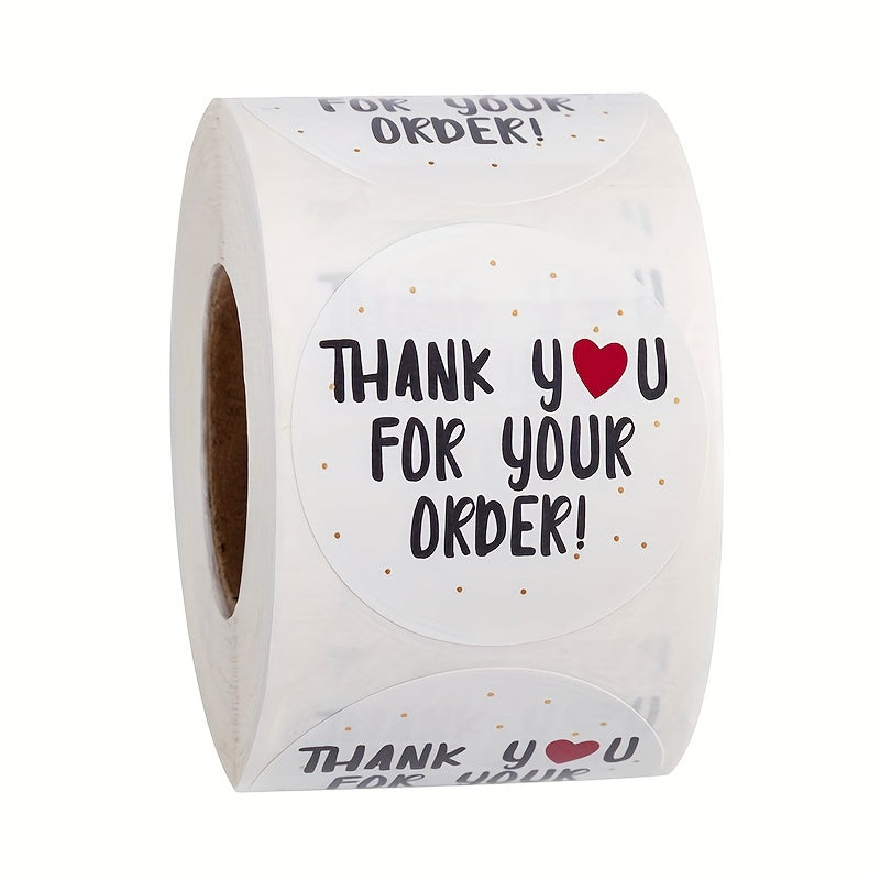 500pcs Thank You For Your Order Seal Labels Stickers Scrapbooking