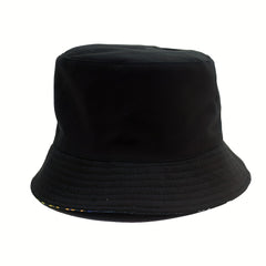 Sunshade Letter Print Bucket Hat for Men Women