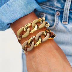 Chain Bracelet Hair Tie Style Hair Rope Elastic Ponytail Holder Hair Ring