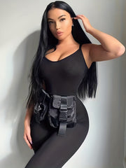 Spaghetti Strap Bodycon Jumpsuit