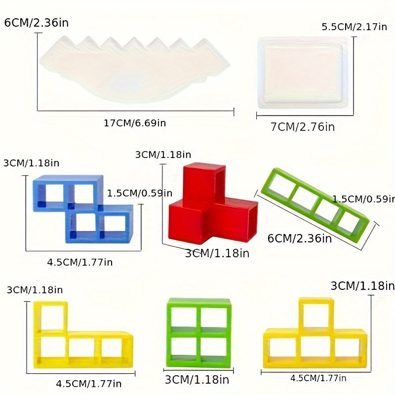 Interactive Puzzle Block Jenga Toy for Parent-child Fun