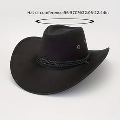 Western Cowboy Cowgirl Hat Jazz Sun Hat Beach Cap Unisex Cowboy Hats