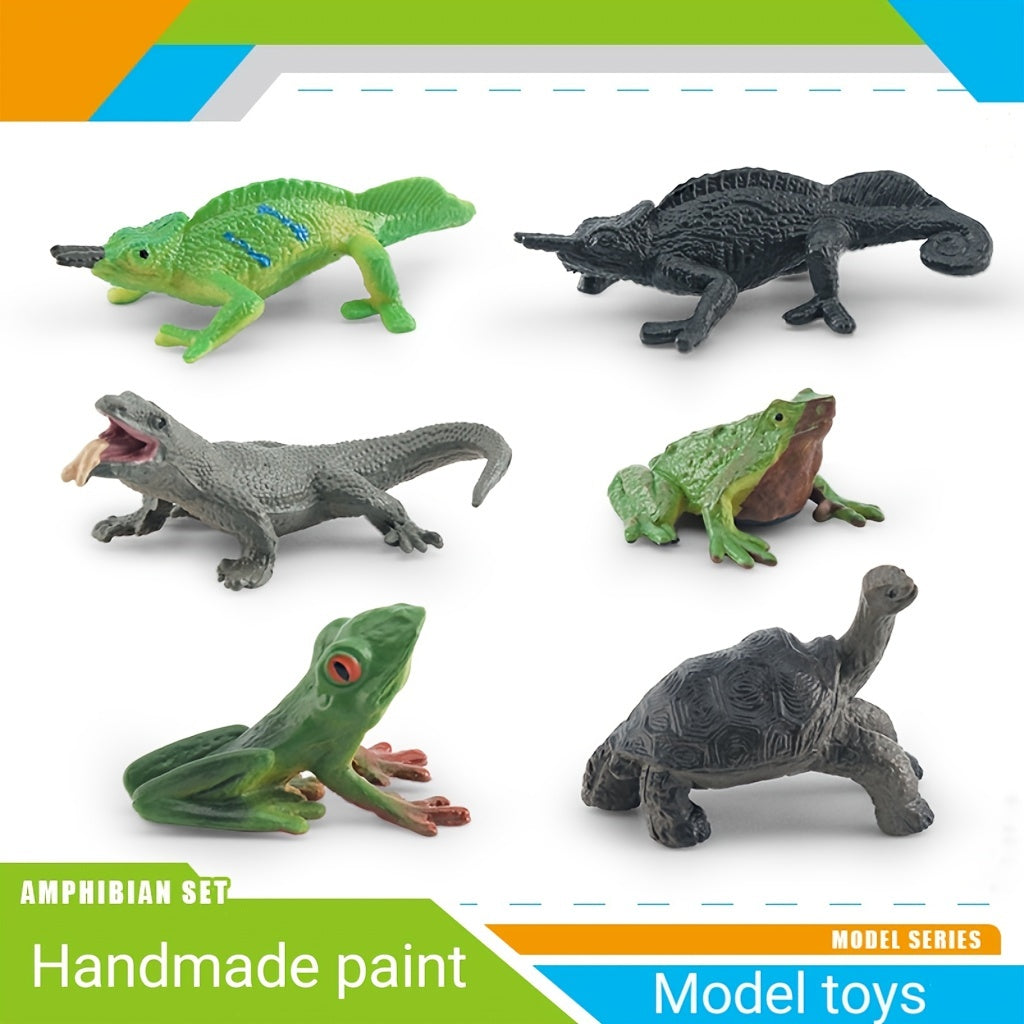 Wild Amphibians & Reptiles Toy Set for Kids