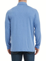 Mens Casual Long Sleeve Golf Tennis Shirt Quick Dry Equestrian Clothing