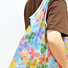 Foldable Shopping Bag Portable Supermarket Printed Bag