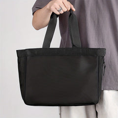 Men's Large Capacity Tote Bag Casual Shoulder Bag