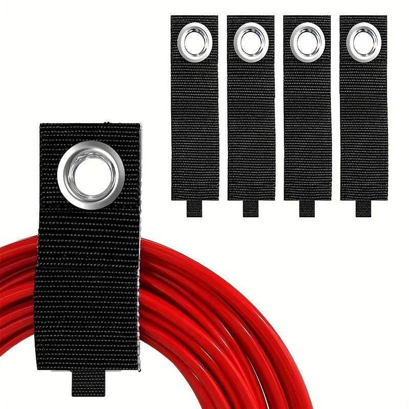 3pcs Extension Cord Organizer Hanger with Hook and Loop Cord Wrap
