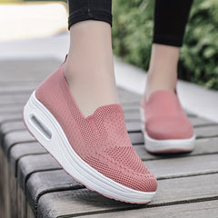 Women's Casual Mesh Air Cushion Sports Shoes Lightweight Walking Shoes