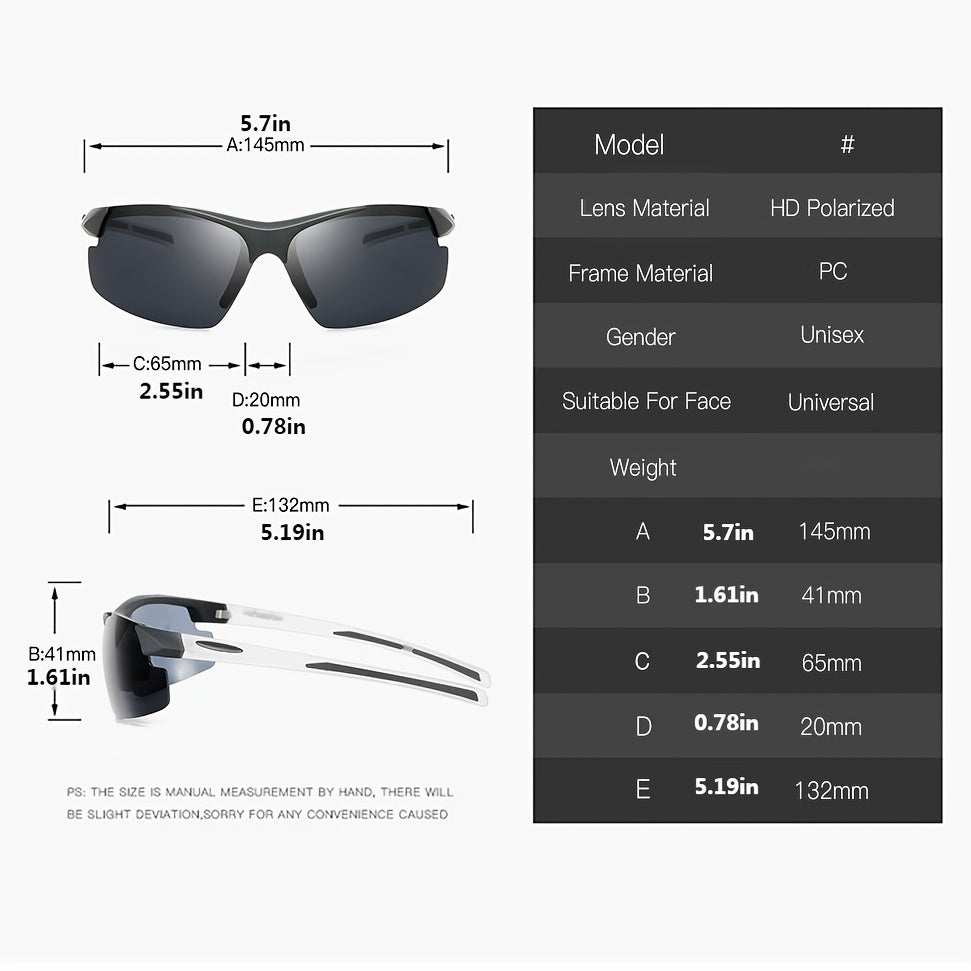 Men's Polarized Square Driver Sunglasses UV400