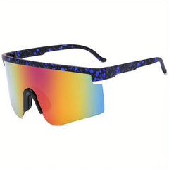 Outdoor Cycling Sunglasses For Men Women Windproof Dustproof Colorful Lens