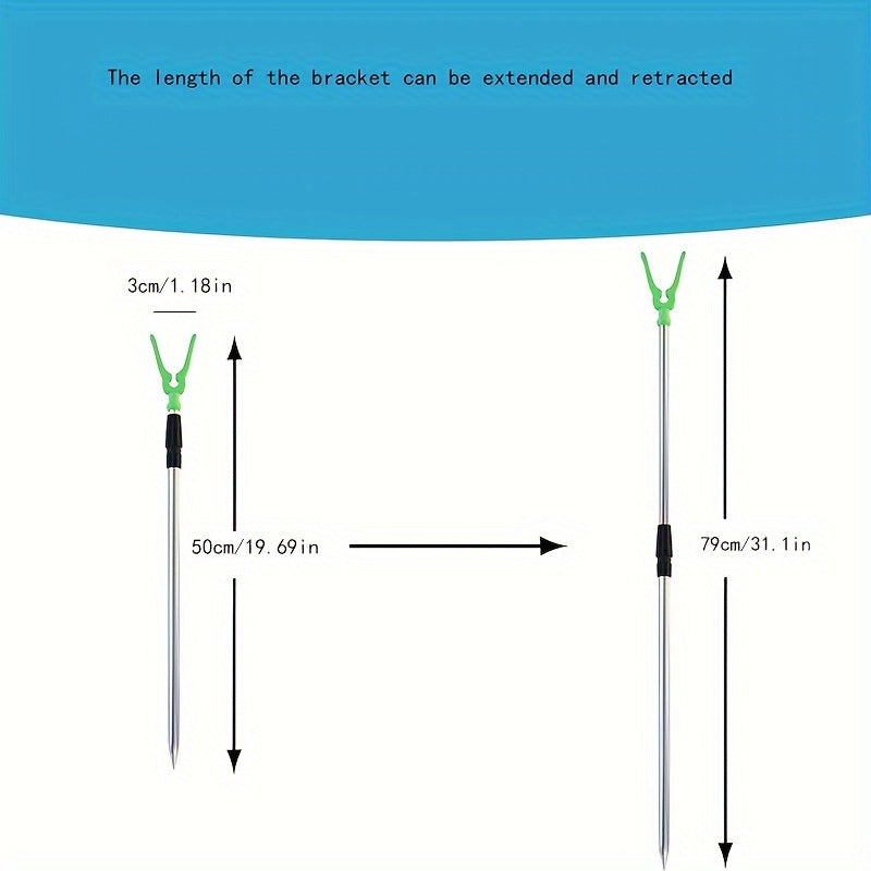 2pcs Fishing Rod Holders Pole Stands Fishing Accessories