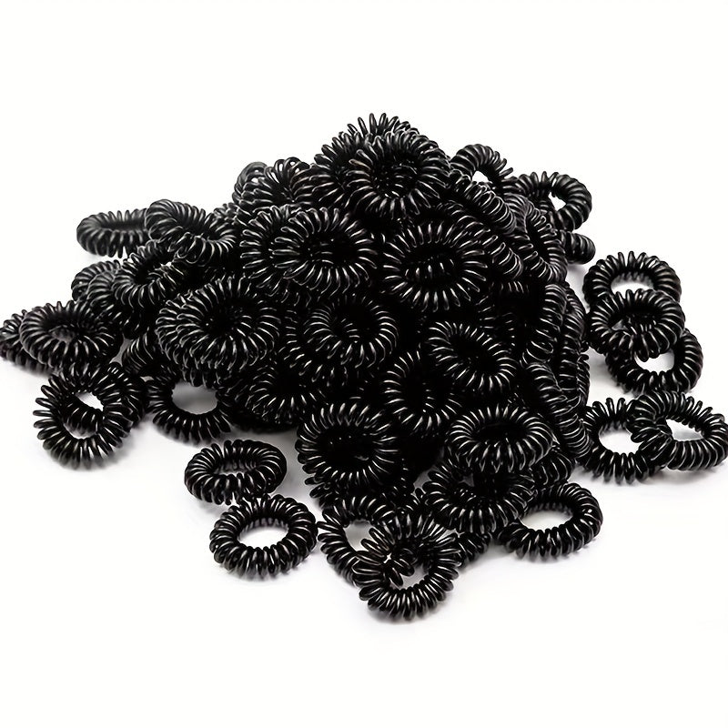 Spiral Hair Tie Style Hair Ring Elastic Ponytail Holder Hair Accessories