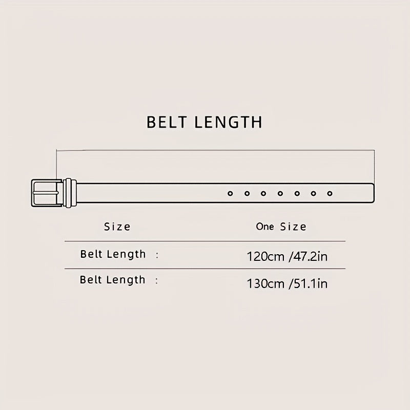 Vintage Men's Double Circle Engraved Belt
