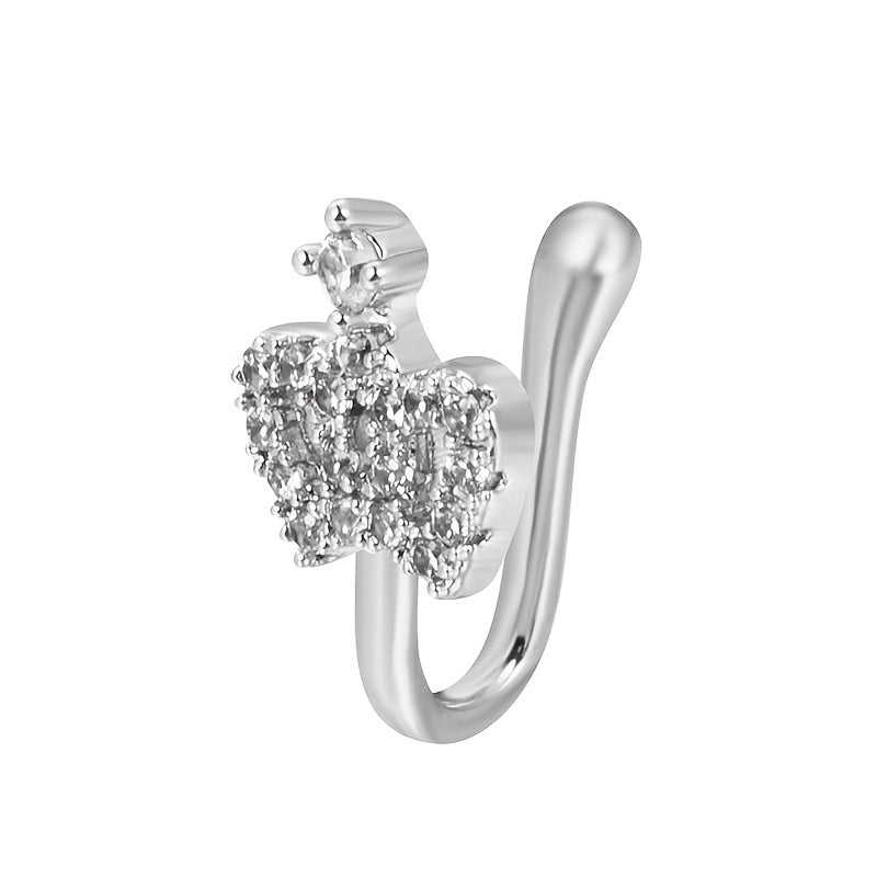 Men's Silver Punch Sports Nose Clip for Party Birthday Gift