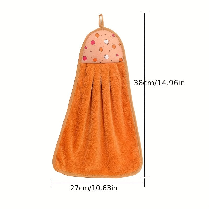 Coral Velvet Hand Towel Absorbent Household Cleaning Supplies