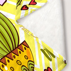 Cactus Print Blanket for Bed or Sofa