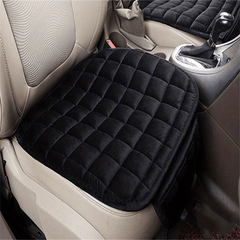 Checkered Thickened Car Cushion Pads Front Rear Seat Covers 1 2 3 Pack