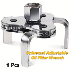 Universal Filter Wrench 3 Jaw Adjustable Tool For Filters 2 1 2 - 4 5 Inch
