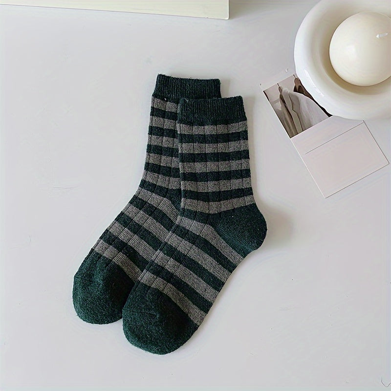 Colorblock Stripe Print Socks Women's Stockings & Hosiery