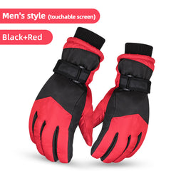 Warm Fleece Ski Gloves Touch Screen Waterproof Outdoor Sports Gloves