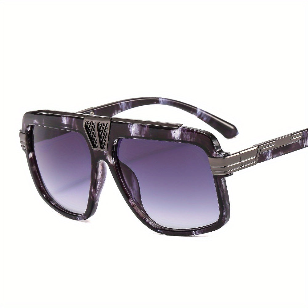 Men's Modern Square Cycling Sunglasses Fashion Retro Style PC Glasses