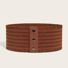 Women's Stretchy Dress Belts Elastic Corset Waistband