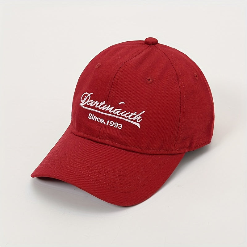 Letter Embroidery Baseball Cap Cotton Sun Hat Lightweight Adjustable Dad Hats