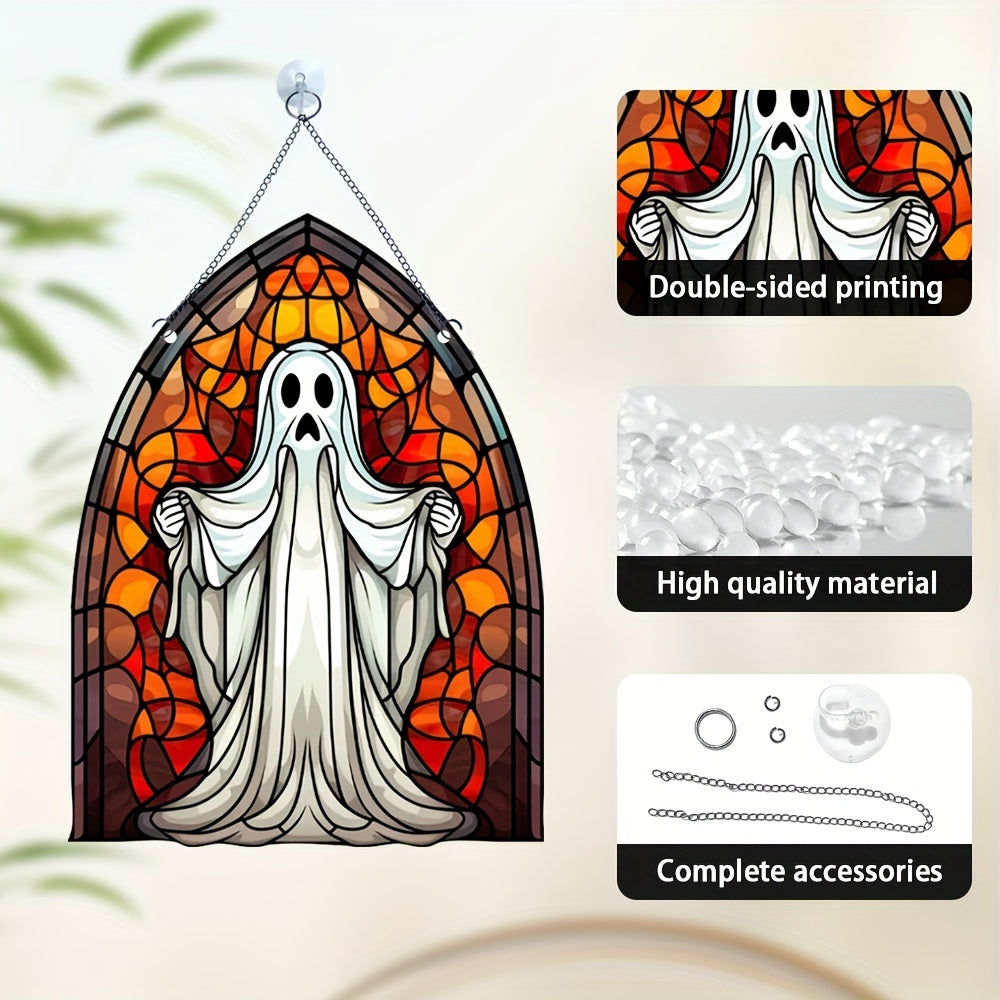 Acrylic Alien Halloween Horror Ghost Window Wall Decoration