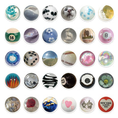 60 Waterproof DIY Stickers for Laptop or Phone Case with Beads