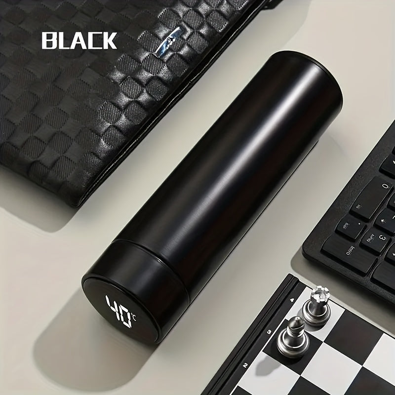 500ml Vacuum Insulated Stainless Steel Water Cup LED Display Touch Temp Sensor