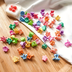 Candy Hair Accessories Pack - Random Solid Grab Clips