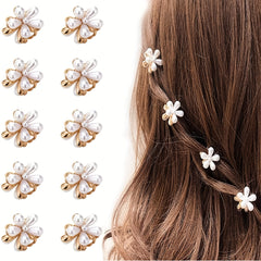 6pcs Baby Flower Clips Hair Accessory Bridesmaid Pretty Clips