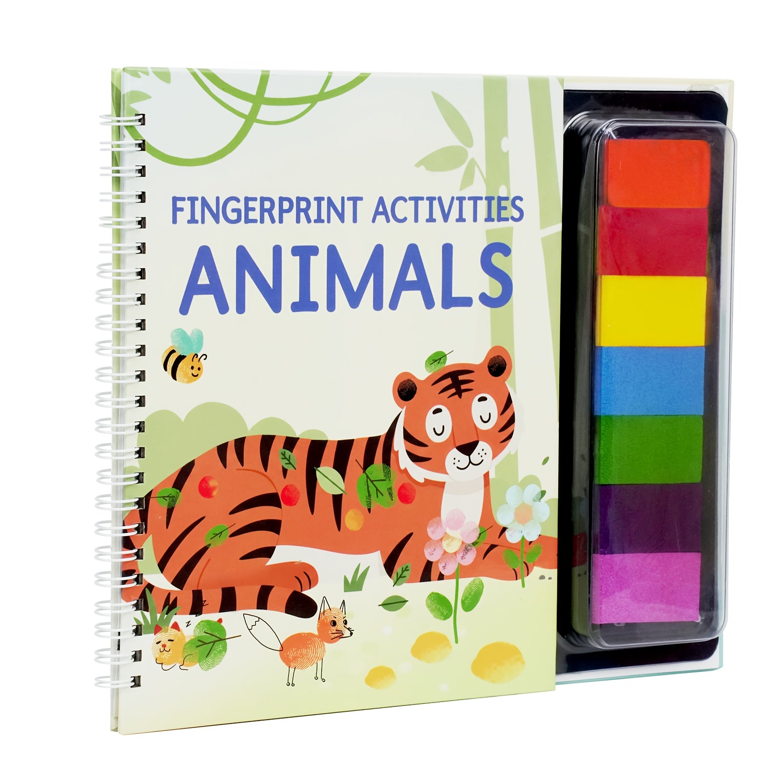Colorful Finger Painting Book for Kids