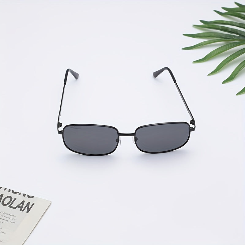 Men's Oval Frame Polarized Sunglasses UV Protection
