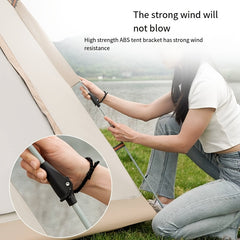 Windproof Camping Tent with Poles, Rainproof, Suitable for Camping