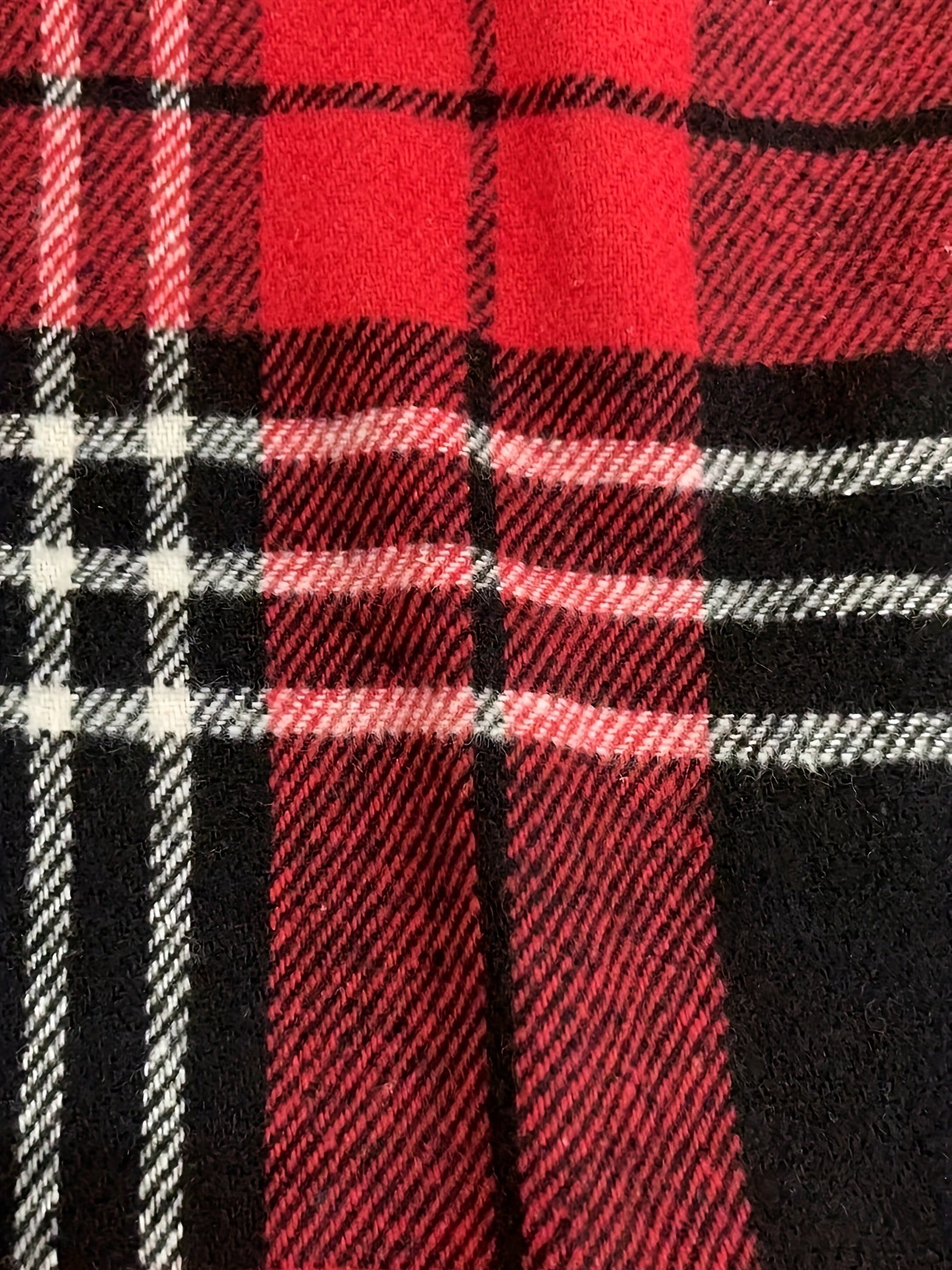  Plaid Print Long Sleeve Button Up Shirt Top