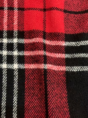  Plaid Print Long Sleeve Button Up Shirt Top