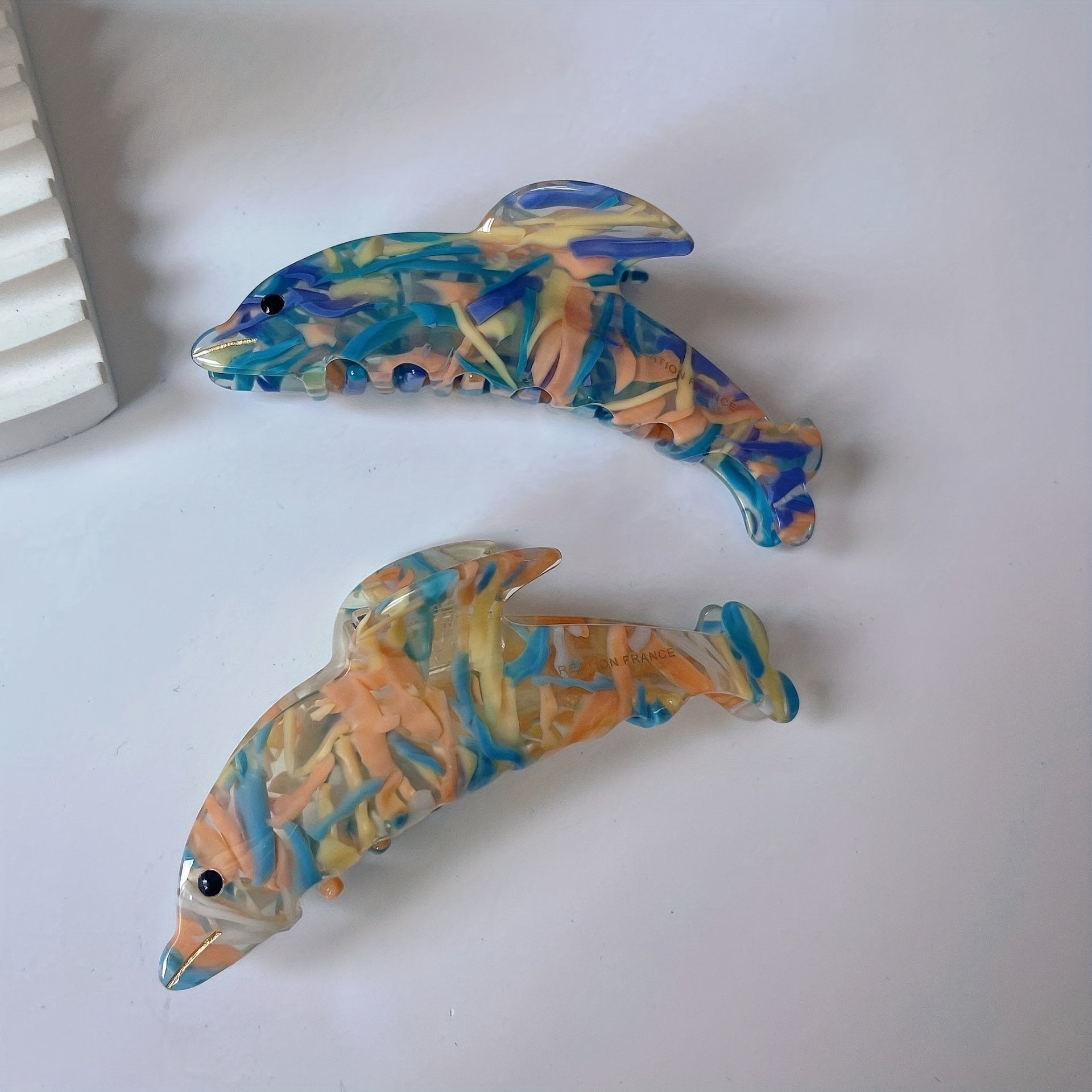 Cartoon Dolphin Shark Claw Clip for Girls, Hair Accessory